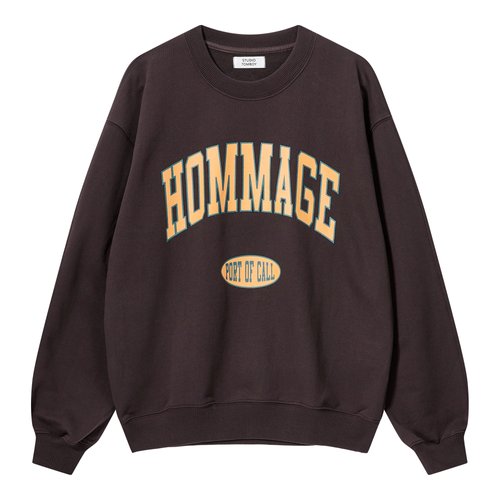 Overfit Monochrome Logo Sweatshirt