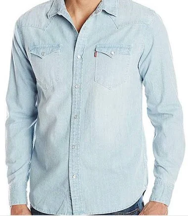 Levi's Men's Barstow Western Denim Snap Shirt