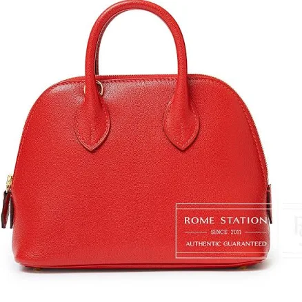 Hermès 2018 Mini Evercolor Bolide Satchel