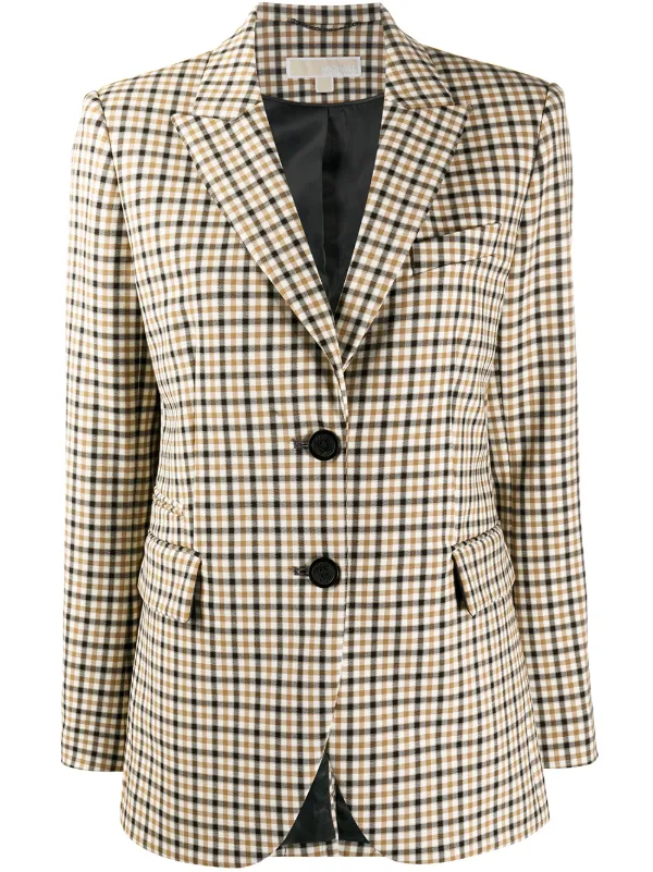 Checked Blazer