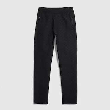 GUCCI GG Jersey Jacquard Sportswear Pants, Size M, Black, Ready-to-wear