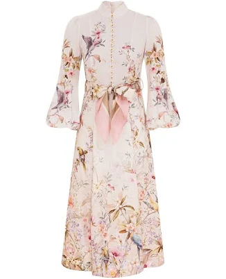 Zimmermann Rebellion Button Midi Dress