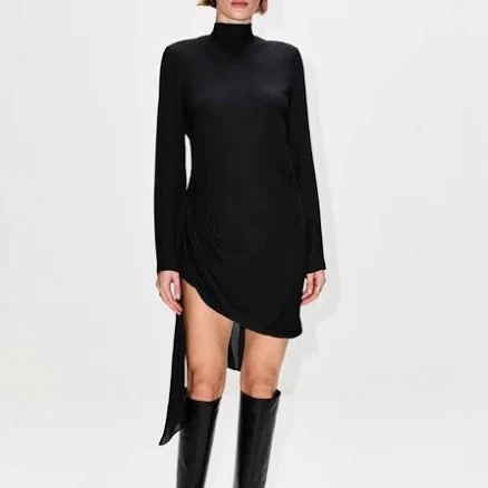 Brandon Maxwell Women's The Raina Scarf-detailed Silk Midi Dress