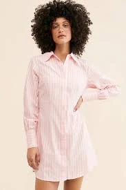 Sanctuary Striped Shirt Dress
