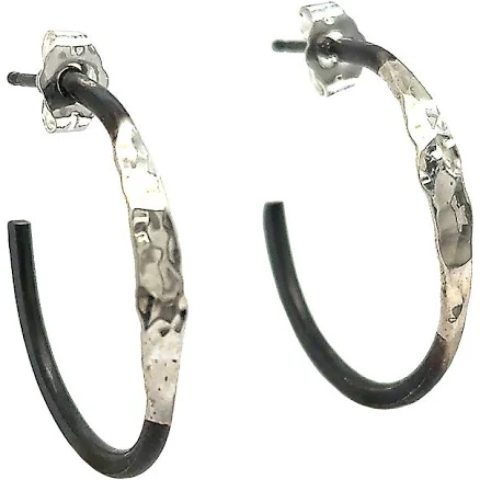 RE1720 Eclipse Hoop Earrings