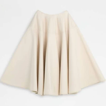 Tod's Cotton and Silk Skirt