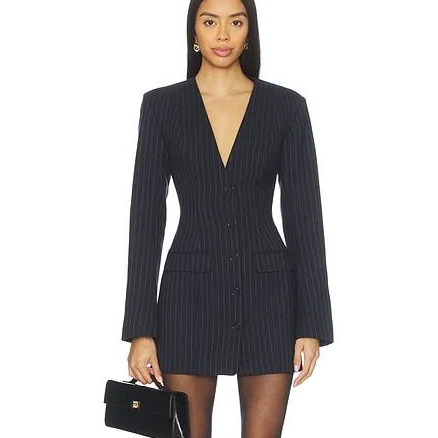 Lovers and Friends Peyton Pinstripe Mini Dress