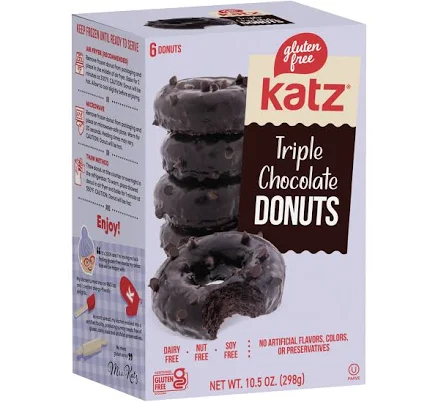Katz Gluten Free Triple Chocolate Donuts