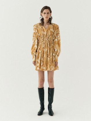 Long-sleeved Mini Dress