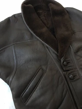 Mens Shearing Jacket ( Lambs Wool ) Shawl Collar ( Xl)