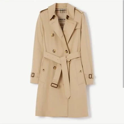 Burberry Mid-Length Kensington Trench Coat