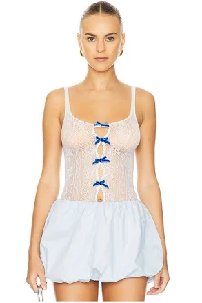 Bowknot Lace Bodysuit
