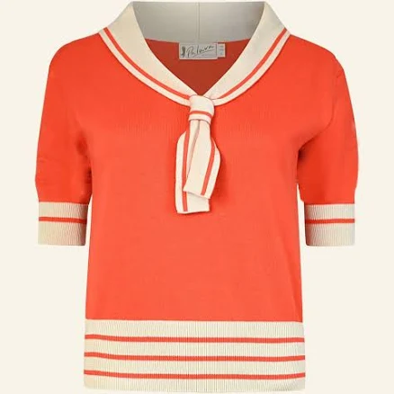 Organic Cotton Knitted Sailor Top