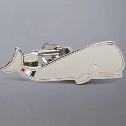 Thom Browne Whale Sterling Silver Tie Clip