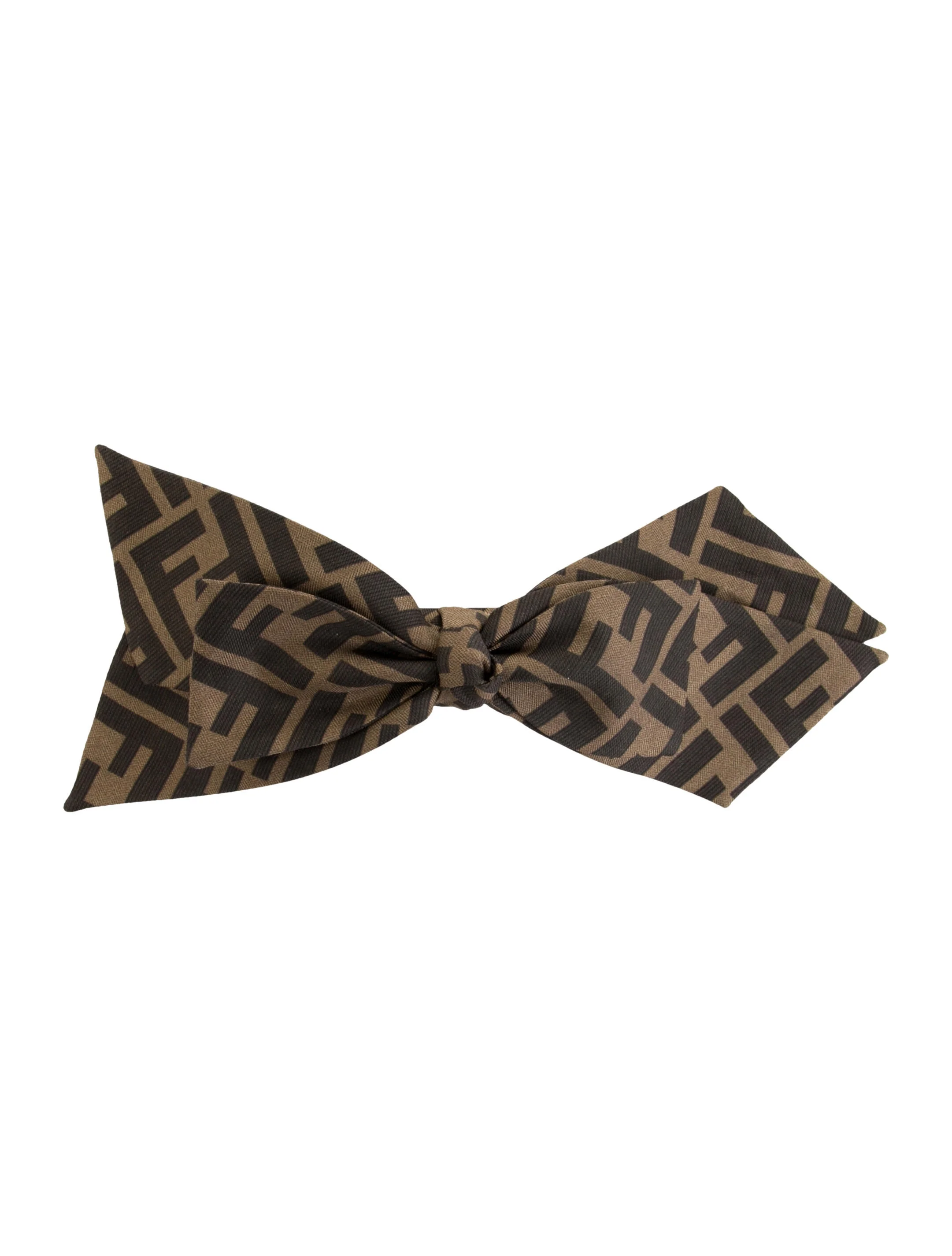 Monogram Print Hair Clip