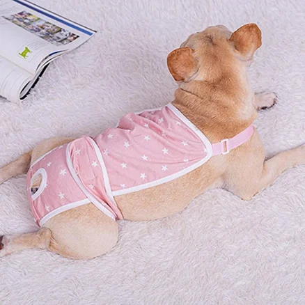 French Bulldog Shorts Diaper Pants – Soft & Secure Fit Pink / L | Frenchie Shop