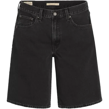 Levi's - knee-length denim shorts - women - Cotton/Recycled Cotton - 25 - Black