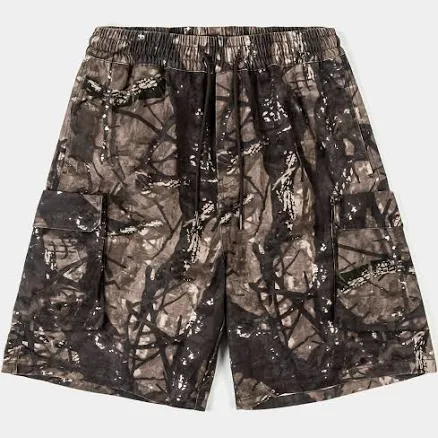 MAISON ARTICLE Men's Forest Camo Cargo Shorts
