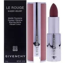 Le Rouge Sheer Velvet Matte Lipstick - 27 Rouge Infuse by Givenchy for Women - 0.12 oz Lipstick (Refillable)