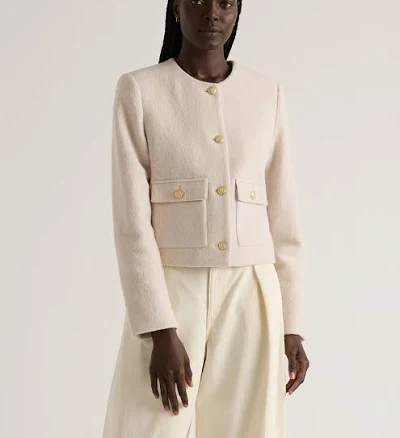 Quince Women's Merino Wool Cropped Jacket