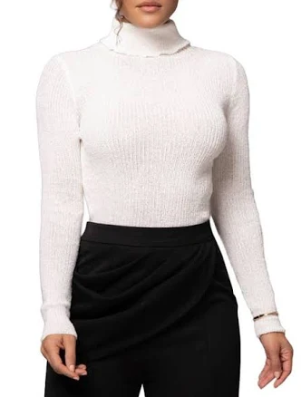 JLUXLABEL Carli Turtleneck Rib Top