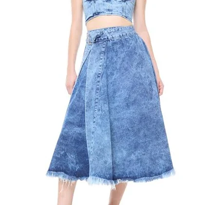 MIDI KILT Skirt with BUCKLE