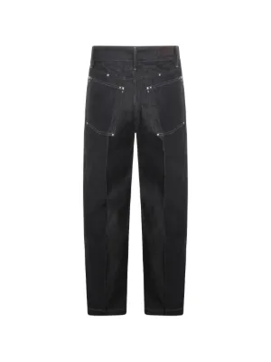 Cut-out Straight-leg Jeans