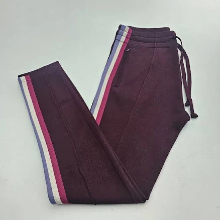 Isabel Marant Pants & Jumpsuits | Isabel Marant Toile Burgundy Stripe Track Pants Size 34 | Color: Pink/Purple | Size: Xs | Jlhchyn5's Closet