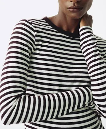 H&M MAMA Ribbed Jersey Top