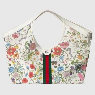 Gucci-Giglio Flora Large Tote Bag in Canvas