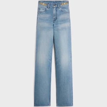 CELINE Women's Kitty Jeans in Pismo Wash Denim