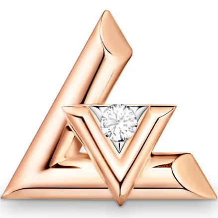 Louis Vuitton LV Volt One Stud in Pink Gold with Diamond