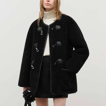 Dunst Shearling-effect Fabric Jacket