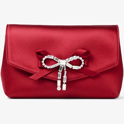 Jimmy Choo Satin Bow Mini Bag