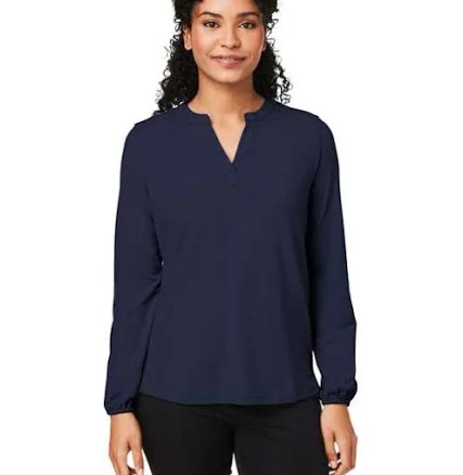 Devon Jones DP122W Women's Raleigh Half-Placket Knit Top