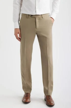 Berle Men's Wool Tropical Plain Weave