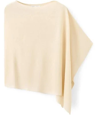 MANGO Women's Raul Asymmetrical Knitted Cape