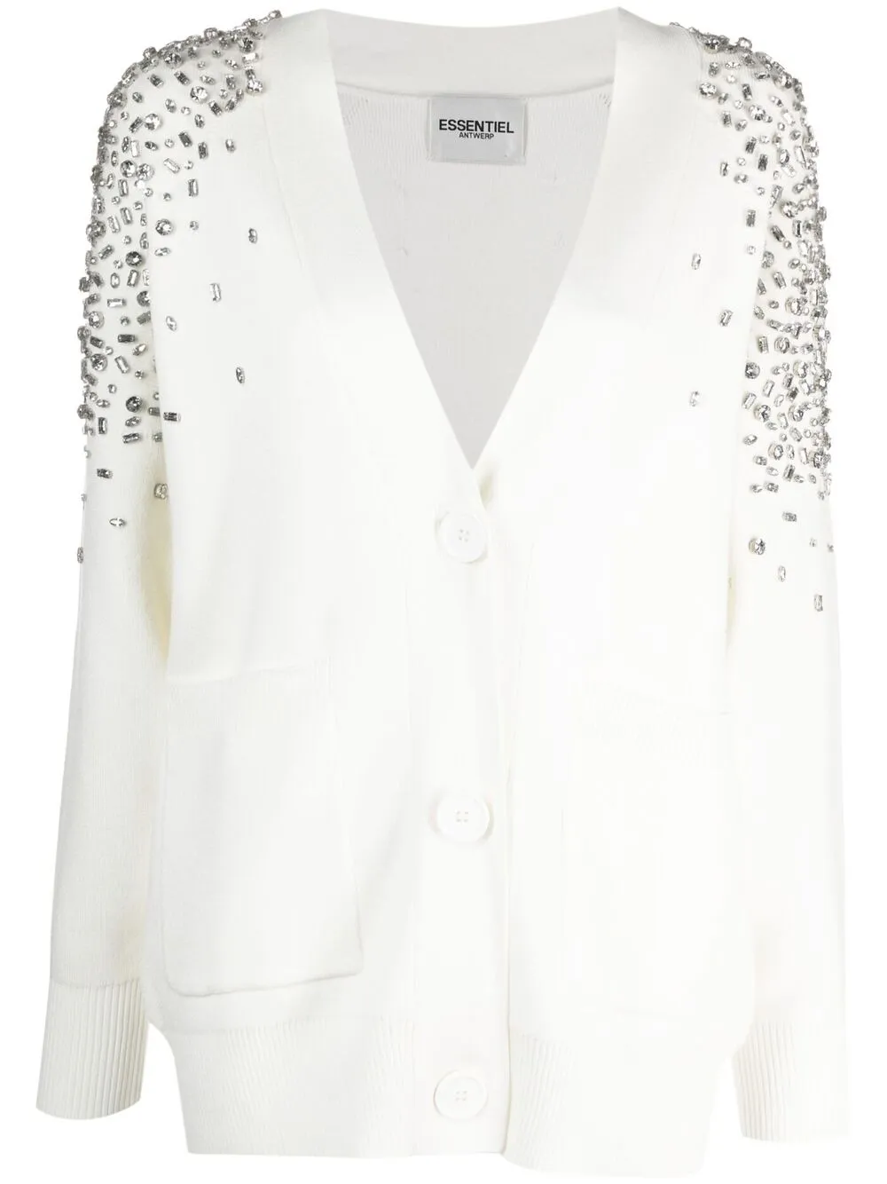Crystal-embellished Cardigan
