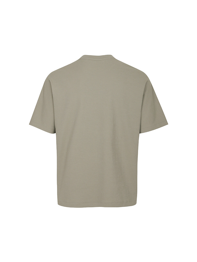 Khaki Over Short T-shirt