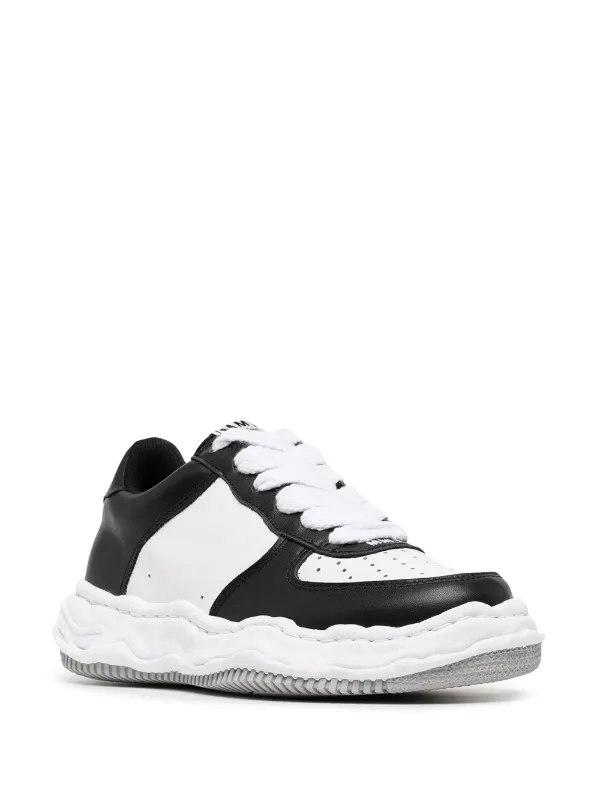 Wayne Two-tone Leather Sneakers