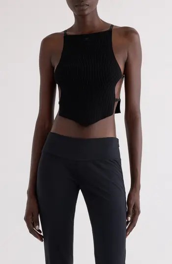 Techno Open Back Bra Top