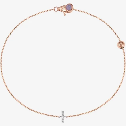 Signature. D Lab Diamond Gold Bracelet