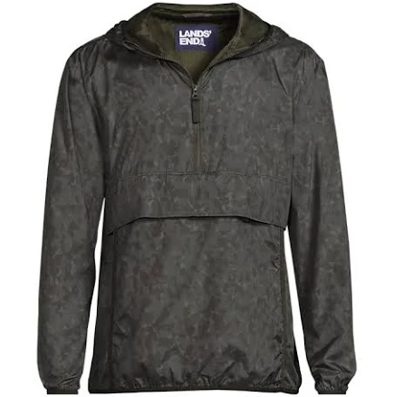 Lands' End Men's UPF 50 Anorak Windbreaker