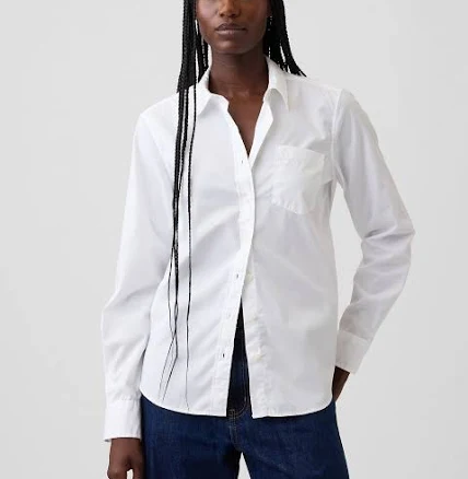 Gap Women's Organic Cotton Poplin Classic Shirt