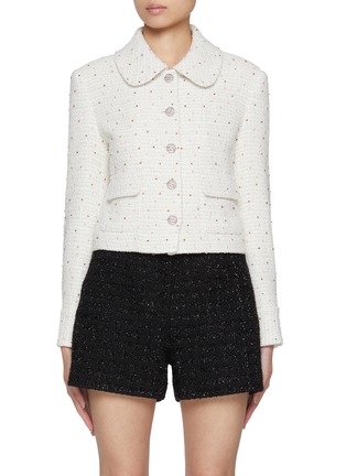 Single Breasted Tweed Jacket