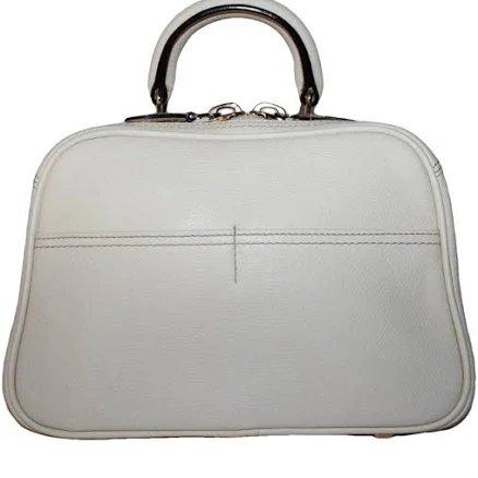 Valextra Beige Leather Serie S Mini Handbag 20x14x8 cm