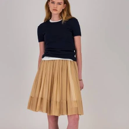 Chiffon Flare Midi Skirt