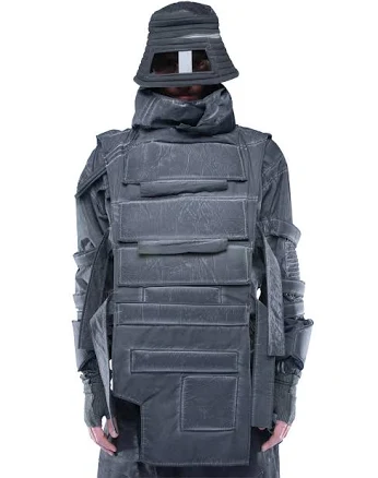 VEST SAGE Man JacketDemoman DEMOBAZA | futuristic, post apocalyptic clothing | dune clothing