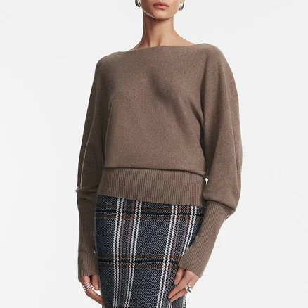 Lela Rose Women's Cashmere Knit Dolman Top
