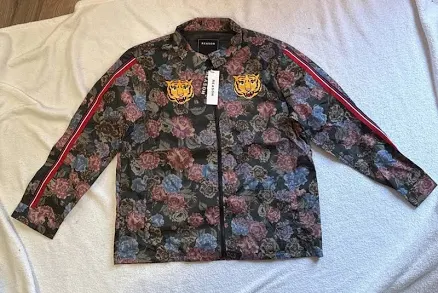 Reason Men's Fearless Tape Trim Nylon Quilted Jacket